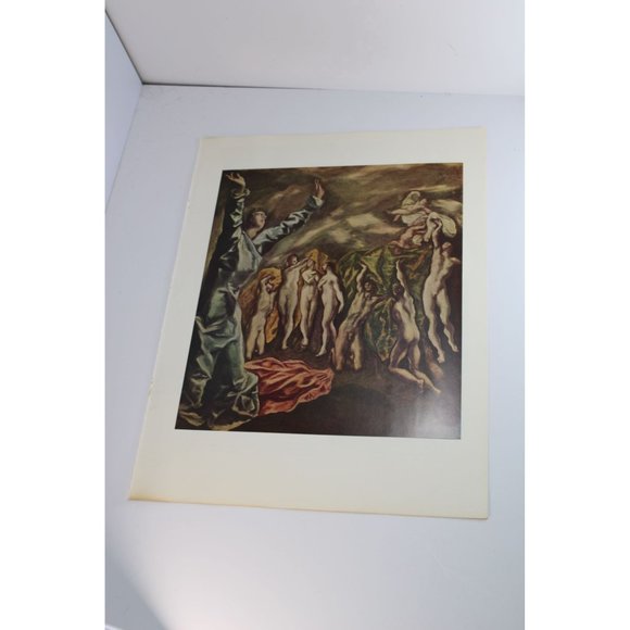 El Greco Print The Vision of Saint John vintage 54900 - Picture 2 of 5